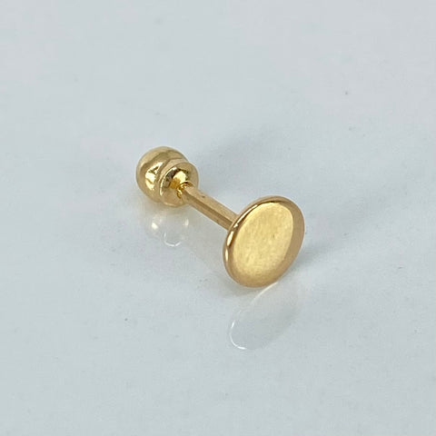 Piercing Circulo Liso / Oro Amarillo 18k (Joya) / 5mm / 0,4gr / 1.2cm / (Oreja) *