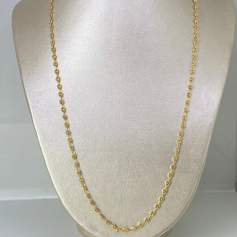 Cadena GC Lisa Oro amarillo 18k 8,07 Gr / 3,2 mm / 67,7 Cm