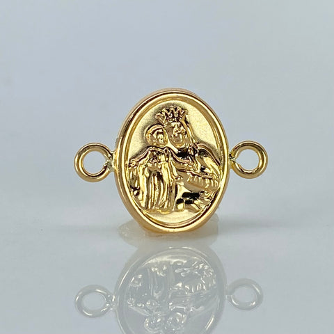 Herraje Virgen Del Carmen Oro amarillo 0,58 Gr / 1,6 Cm †