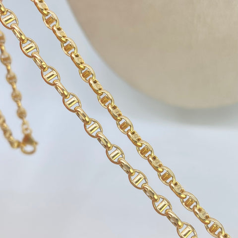 Cadena ● GC Italy Oro amarillo 18k 8,24 Gr / 3,5 mm / 50 Cm *