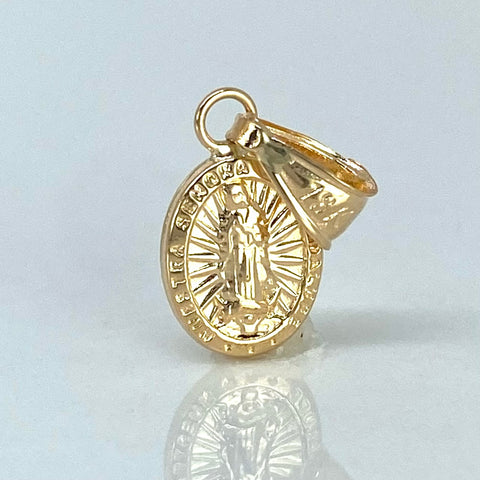 Dije Virgen Guadalupe Oro amarillo 0,5 Gr / 2 Cm *