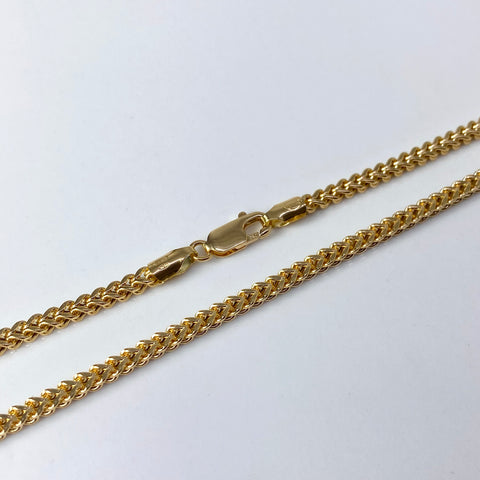 Cadena Italy Franco Oro amarillo 18k +2 / 11,64 Gr / 2,5 mm / 60 Cm *