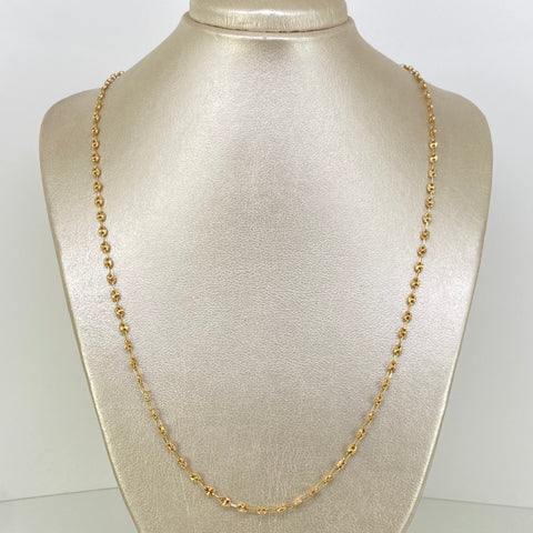 Cadena GC Diamantados Oro amarillo 18k 7,75 Gr / 3,3 mm / 60 Cm *