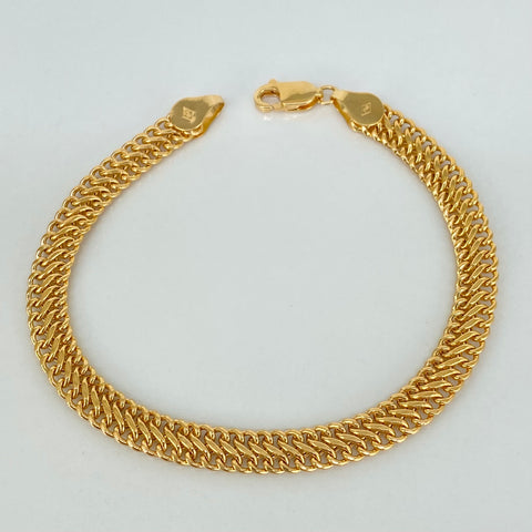 Pulso ● Sedusa Oro amarillo 18k +1 / 6,4 Gr / 6,2 mm / 19,5 Cm *