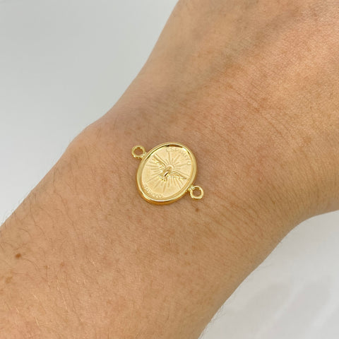 Herraje Espiritu Santo Oro amarillo 18k 0,85 Gr / 1,8 Cm