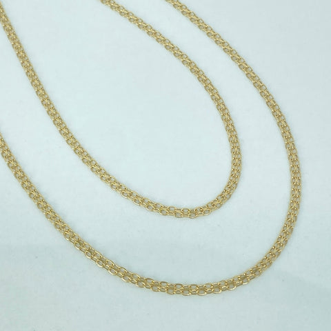 Cadena ● China Oro amarillo 18k 3,3 Gr / 2,2 mm / 50 Cm