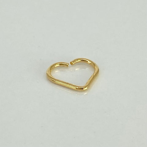 Piercing Corazon / Oro Amarillo 18k (Joya) / 0,0.37gr / 1.2cm / (Oreja) *