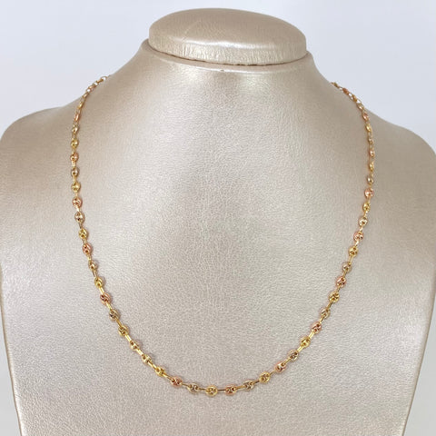 Cadena GC Tres oros 18k 4,92 Gr / 3,3 mm / 45 Cm *