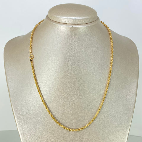 Cadena ● Lazo Oro amarillo 18k +1 / 4,05 Gr / 2,6 mm / 45 Cm †