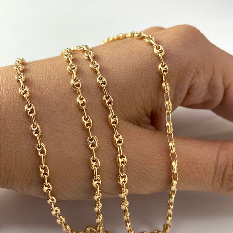 Cadena GC Lisa Oro amarillo 18k 7,24 Gr / 3,2 mm / 61,5 Cm