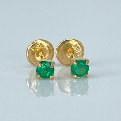 Topos Esmeraldas 28PTS Oro amarillo 18k 0,6 Gr / 3,3 mm *