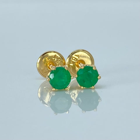 Topos Esmeraldas 46PTS Oro amarillo 0,7 Gr / 4 mm *