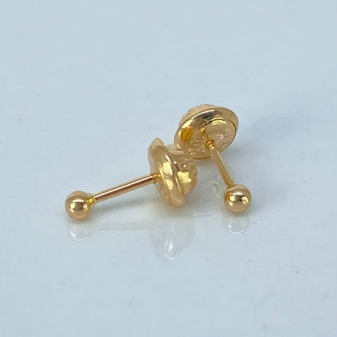 Topos Bolas Lisas Oro amarillo 0,43 Gr / 2 mm *