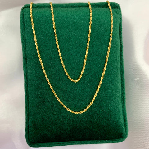 Cadena Italy Mini Lazo Oro amarillo 18k +1 / 0,85 Gr / 1 mm / 40 Cm *