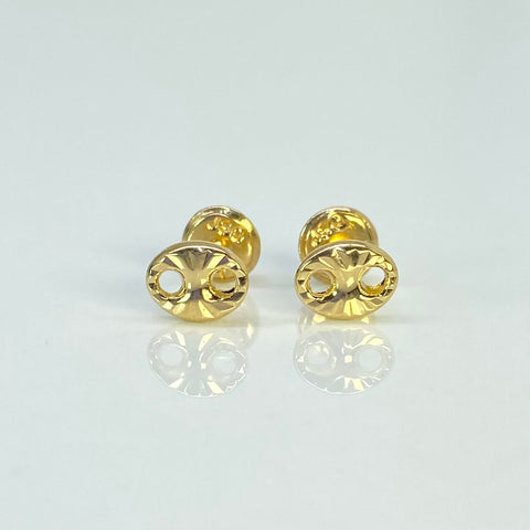 Topos GC Diamantados Oro amarillo 18k 0,66 Gr / 5,2 mm  *