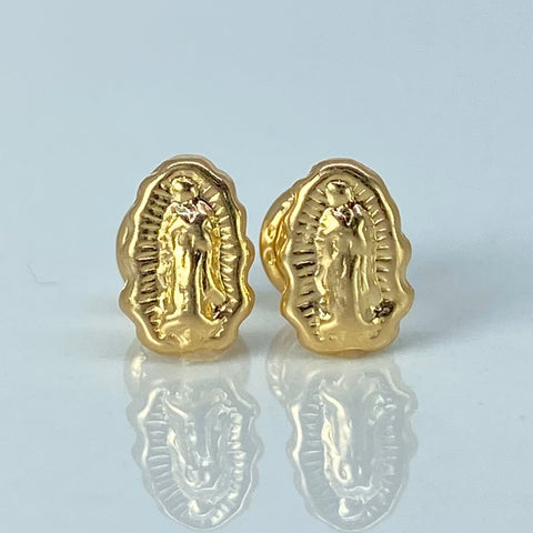 Topos Silueta Virgen Guadalupe Oro amarillo 0,9 Gr / 7 mm *