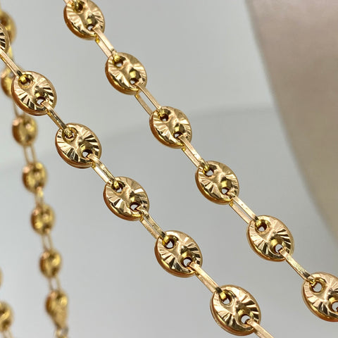 Cadena GC Diamantada Oro amarillo 18k 13,05 Gr / 4,5 mm / 60 Cm