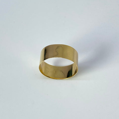 Anillo Argolla Liso Oro amarillo 18k / Talla 10 1/2 / 2,24 Gr