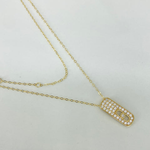 Cadena ● Aro Seguido  Oro amarillo 18k +3 / 1,45 Gr / 1 mm / 42 Cm