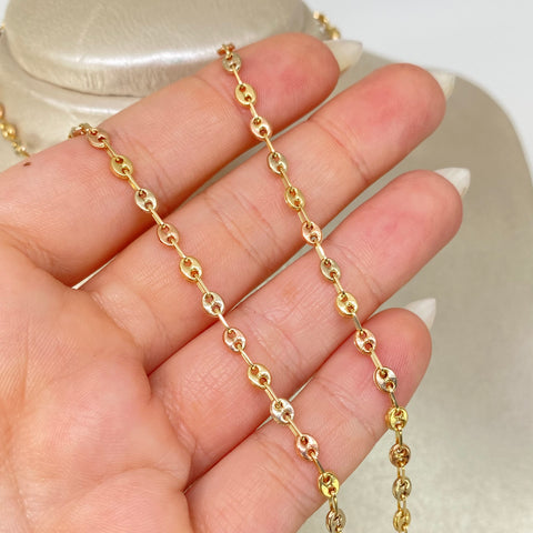 Cadena GC Tres oros 18k 5,20 Gr / 3,3 mm / 50 Cm