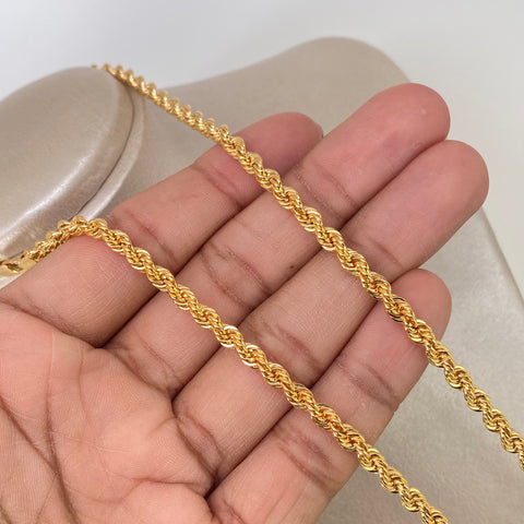 Cadena ● Lazo Oro amarillo 18k +1 / 14,17 Gr / 4,3 mm / 60 Cm †