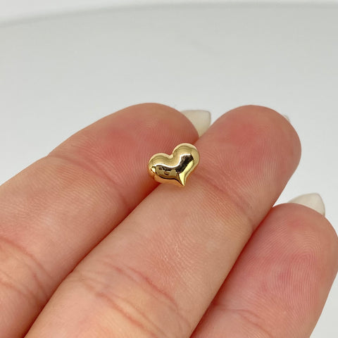 Piercing Corazon / Oro Amarillo 18k (Joya) / 0,4gr / 1.1cm / (Oreja) *