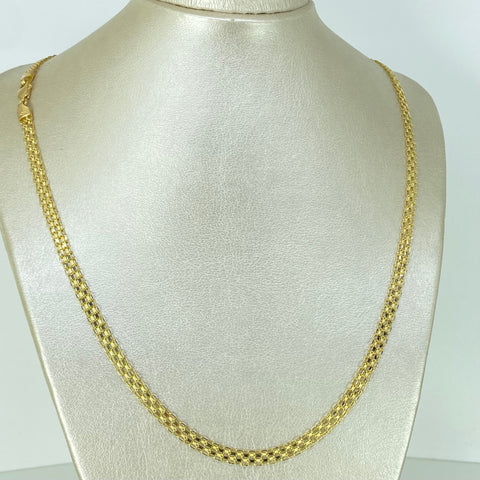 Cadena ● China Oro amarillo 18k 13,7 Gr / 4,8 mm / 60 Cm †