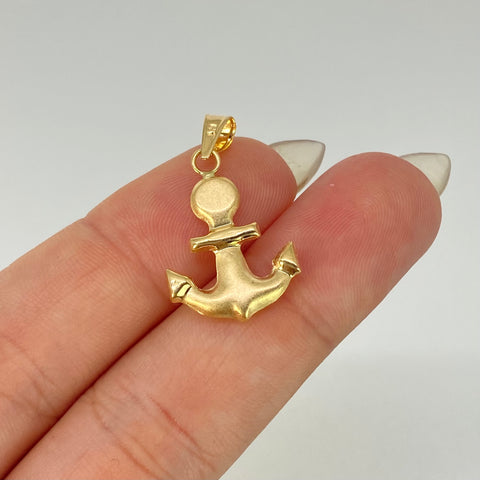 Dije Ancla Oro amarillo 18k 0,95 Gr / 2,6 Cm