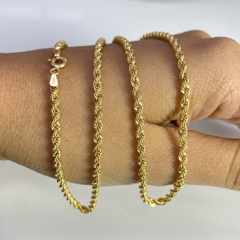 Cadena Italy Lazo Oro amarillo 18k +1 / 5,09 Gr / 2,5 mm / 60 Cm *