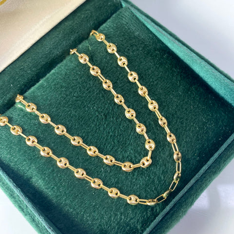Cadena GC Oro amarillo 18k 5,18 Gr / 3,2 mm / 52 Cm *