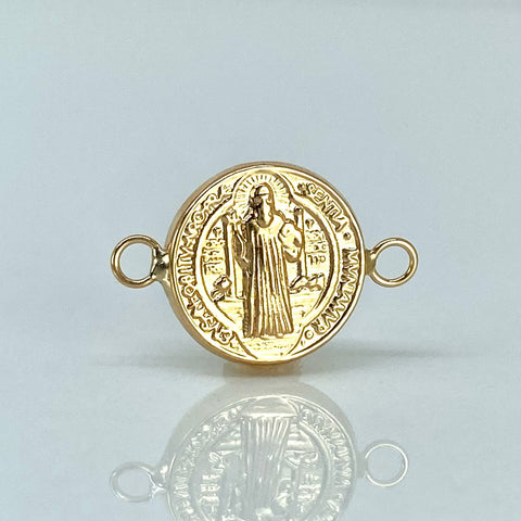 Herraje San Benito Oro amarillo 0,63 Gr / 1,8 Cm †
