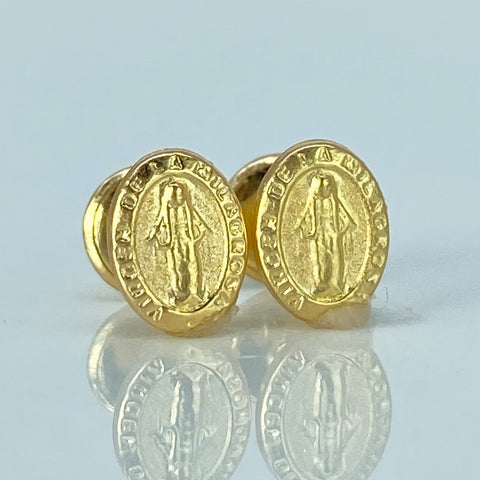 Topos Virgen Milagrosa Oro amarillo 0,6 Gr / 5,5 mm †