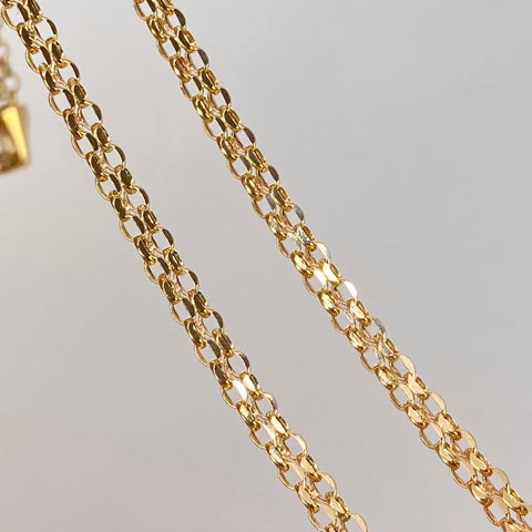 Cadena ● Chino Oro amarillo 18k 3,11 Gr / 2,7 mm / 50 Cm