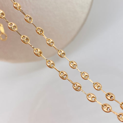 Cadena GC Oro amarillo 4,25 Gr / 3,3 mm / 45 Cm *