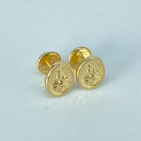 Topos Virgen Del Carmen Oro amarillo 0,7 Gr / 6,6 mm