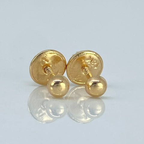 Topos Media Bola  Oro amarillo 0,4 Gr / 3 mm *