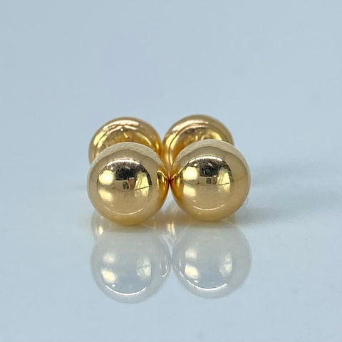 Topos Bolas Lisas Oro amarillo 0,69 Gr / 6 mm *