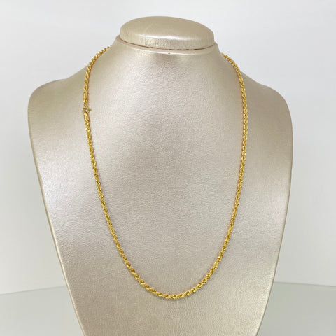 Cadena ● Lazo Oro amarillo 18k +1 / 4,15 Gr / 2,6 mm / 50 Cm †