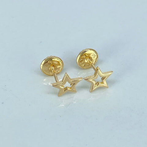 Topos Estrellas Oro amarillo 0,62 Gr / 6,5 mm