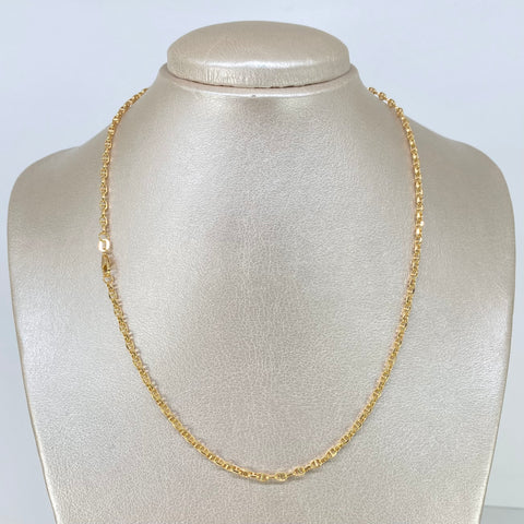 Cadena ● GC Italy Oro amarillo 18k +1 / 3,8 Gr / 2,6 mm / 45 Cm †
