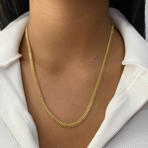 Cadena Italy Sedusa Oro amarillo 18k 5,09 Gr / 4 mm / 50 Cm