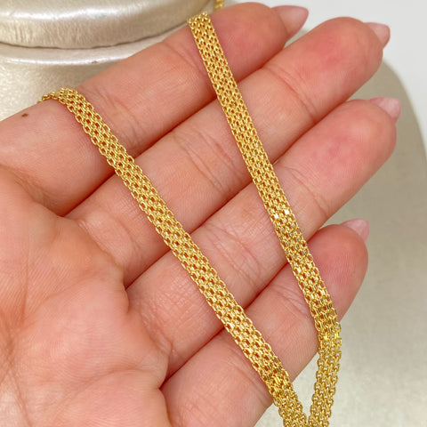 Cadena ● China Oro amarillo 18k 5,8 Gr / 4,2 mm / 45 Cm †