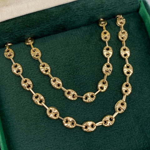 Cadena GC Diamantada Oro amarillo 18k 10,12 Gr / 4,5 mm / 48 Cm