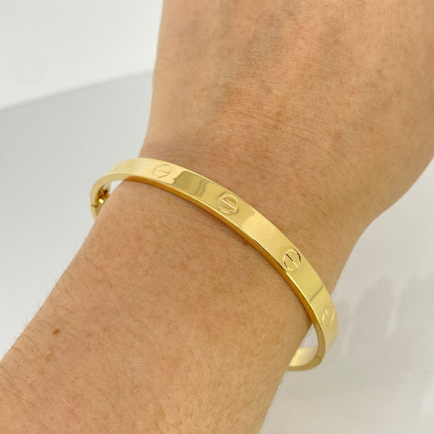 Pulso ● Aro CT (Accesorio) Oro amarillo 18k +3 / 7,3 Gr / 6 mm / 19 Cm *