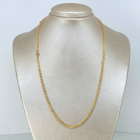 Cadena ● Lazo Oro amarillo 18k +1 / 3,07 Gr / 2,7 mm / 50 Cm †