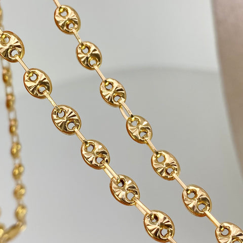 Cadena GC Diamantada Oro amarillo 18k 10,12 Gr / 4,5 mm / 48 Cm