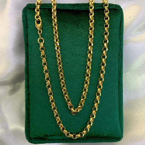 Cadena Italy Aro Seguido Oro amarillo 18k 6,28 Gr / 3,3 mm / 50 Cm *