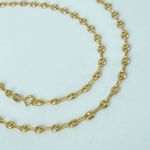 Cadena GC Oro amarillo 4,65 Gr / 3,3 mm / 50 Cm †