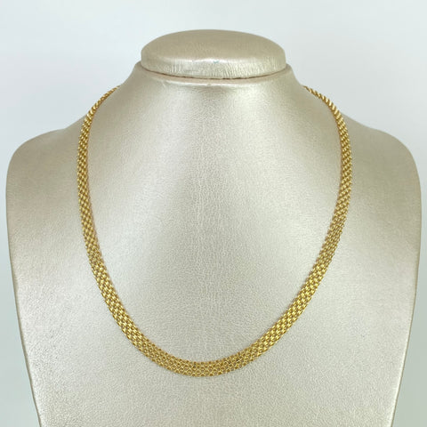 Cadena China Oro amarillo 18k 5,86 Gr / 5,3 mm / 45 Cm †