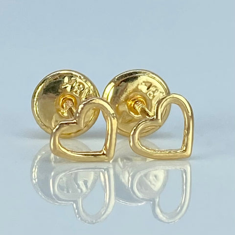 Topos Corazon  Oro amarillo 0,45 Gr / 5,5 mm